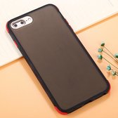 Voor iPhone 6 Plus TPU + pc volledige dekking anti-val beschermhoes (zwart + rood)