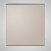 VidaXL Wonen Rolgordijn - Verduisterend blackout 140 x 230 cm beige 240170