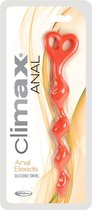 Climax Anal Anal Beads Silicone Swirl - Orange