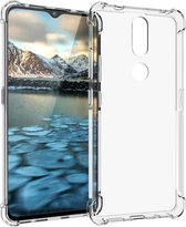 Shop4 - Nokia 2.4 Hoesje - Zachte Back Case Drop Proof Transparant