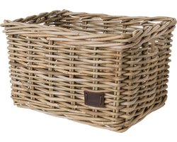 Fastrider Zeno Rotan Fietsmand - Naturel - 17L - Handgemaakt