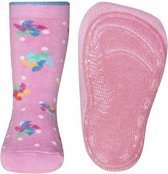 Antislip sokken met ster en stippen roze-27/28