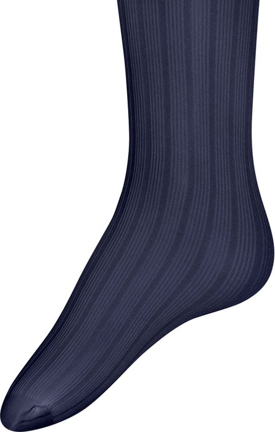 Collants côtes enfant 50 DEN Bleu foncé-122/128