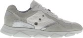 Tango | Kady 5-a white suede/leather/white parachute/silver jogger - white sole | Maat: 38