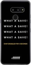 LG G8 ThinQ Hoesje Transparant TPU Case - What a Save! #ffffff