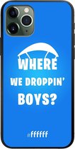 6F hoesje - geschikt voor iPhone 11 Pro - TPU Case - Battle Royale - Where We Droppin' Boys #ffffff