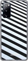 6F hoesje - geschikt voor Samsung Galaxy S20 FE - Transparant TPU Case - Mono Tiles #ffffff