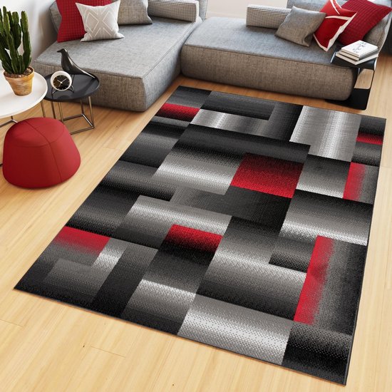 Tapiso Maya Vloerkleed Grijs Woonkamer Slaapkamer Tapijt Maat- 250x300