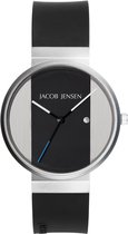 Jacob Jensen 712 horloge heren - zwart - edelstaal