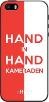 6F hoesje - geschikt voor iPhone 5s -  TPU Case - Feyenoord - Hand in hand, kameraden #ffffff