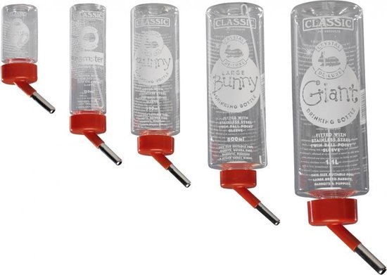 Classic Pet Prod Classic Drinkfles konijn - 600ml