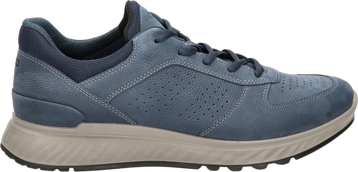 ECCO Exostride heren sneaker. Blauw - Schoenen.nl