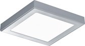 LED Plafondlamp - Plafondverlichting - Inbouw - Nitron Ruo - 18W - Warm Wit 3000K - Vierkant - Mat Titaan - Kunststof