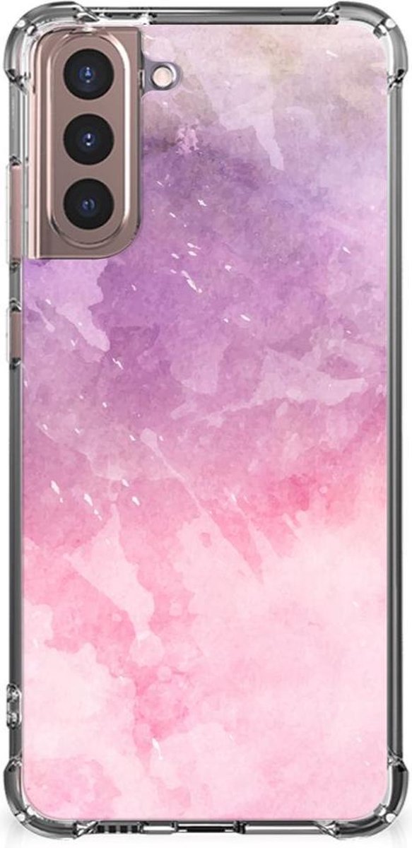 Back Cover Samsung Galaxy S21 Plus Pink Purple Paint