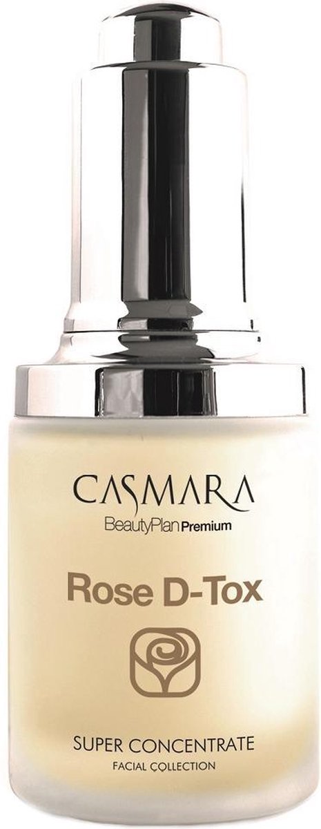 CASMARA Rose D-Tox Super Concentrate | 30ml | Alle huidtypes | Speciaal voor vale, doffe, gestreste huid | 24 uur hydratatie | Beschermt mitochondriaal DNA