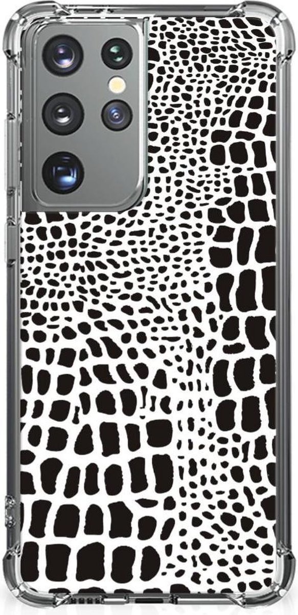Samsung Galaxy S21 Ultra Case Anti-shock Slangenprint
