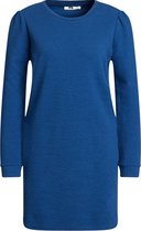 WE Fashion Dames sweatjurk met pofmouwen en structuur