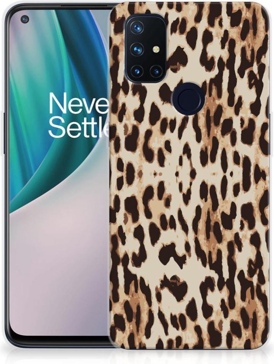 OnePlus Nord N10 5G TPU Hoesje Leopard