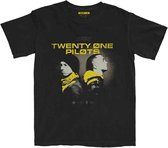 Twenty One Pilots Heren Tshirt -M- Back To Back Zwart