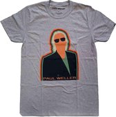 Paul Weller Heren Tshirt -S- Illustration Key Lines Grijs