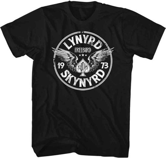 Foto: Lynyrd skynyrd freebird 73 wings heren t shirt 2xl zwart