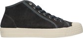 Sacha - Heren - Donkergrijze hoge canvas sneakers - Maat 43