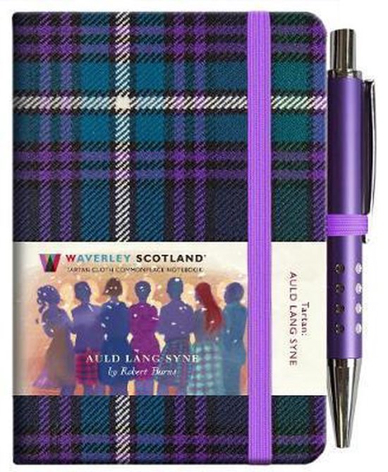 Foto: Auld lang syne tartan notebook mini with pen 