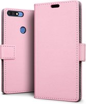 Knaldeals.com - Huawei Y7 2018 hoesje - Book Wallet Case - roze