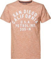 Petrol Industries - Heren San Diego t-shirt - Oranje - Maat L