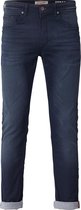 Petrol Industries - Heren Seaham Coated Slim Fit Jeans jeans - Blauw - Maat 38