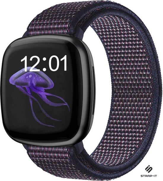 INF Nylon Lus Klittenband Compatibel met Fitbit Inspire 3 - Meerdere