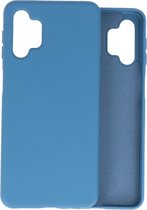 Lunso - Softcase hoes -  Samsung Galaxy A32  - Blauw