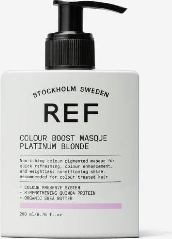 REF Stockholm - Colour Boost Masque Platinum Blonde - 200ml | bol