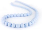 Lollipops & More Bijtketting Marshmellow 75/7 Cm Silicone Lichtblauw