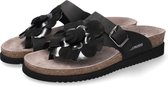 Mephisto HELEN FLOWER dames slipper - zwart - maat 39