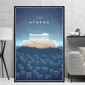 Athene Minimalist Poster - 15x20cm Canvas - Multi-color