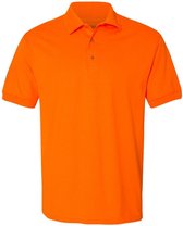 Gildan Volwassen DryBlend Jersey Short Sleeve Polo Shirt (Veiligheid Oranje)
