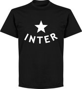 Inter Stars T-Shirt - Zwart - Kinderen - 92/98