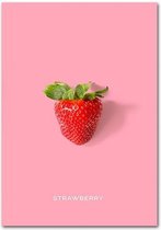 Fruit Poster Strawberry - 60x80cm Canvas - Multi-color