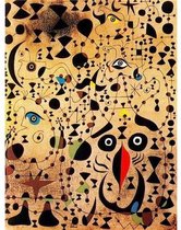 Joan Miro Abstract Watercolor Poster 3 - 13x18cm Canvas - Multi-color