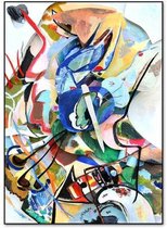 Vintage Wassily Kandinsky Poster 1 - 30x40cm Canvas - Multi-color