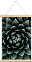 JUNIQE - Posterhanger Cactus hart -40x60 /Groen