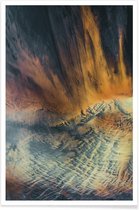 JUNIQE - Poster Mineralen -40x60 /Bruin & Geel