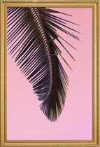 JUNIQE - Poster met houten lijst Tropicana Pink by @BineArnold -13x18