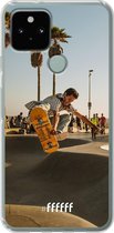 6F hoesje - geschikt voor Google Pixel 5 -  Transparant TPU Case - Let's Skate #ffffff