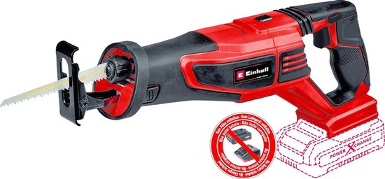 Reciprozaag - Einhell Accu Reciprozaag TE-AP 18/28 Li BL-Solo Power X-Change (Li-Ion, 18 V, borstelloze motor, draaiende hoofdhandgreep, anrillingsfunctie, zonder batterij en lader)