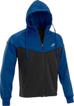 D.five Vest Heren Polyester/katoen Zwart/blauw Maat L
