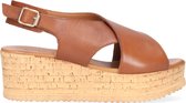 Omoda Suga1m Sandalen - Dames - Cognac - Maat 38