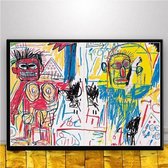 Jean Michel Basquiat Poster 3 - 60x80cm Canvas - Multi-color