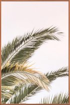 JUNIQE - Poster met kunststof lijst Oasis Palm 3 -20x30 /Groen